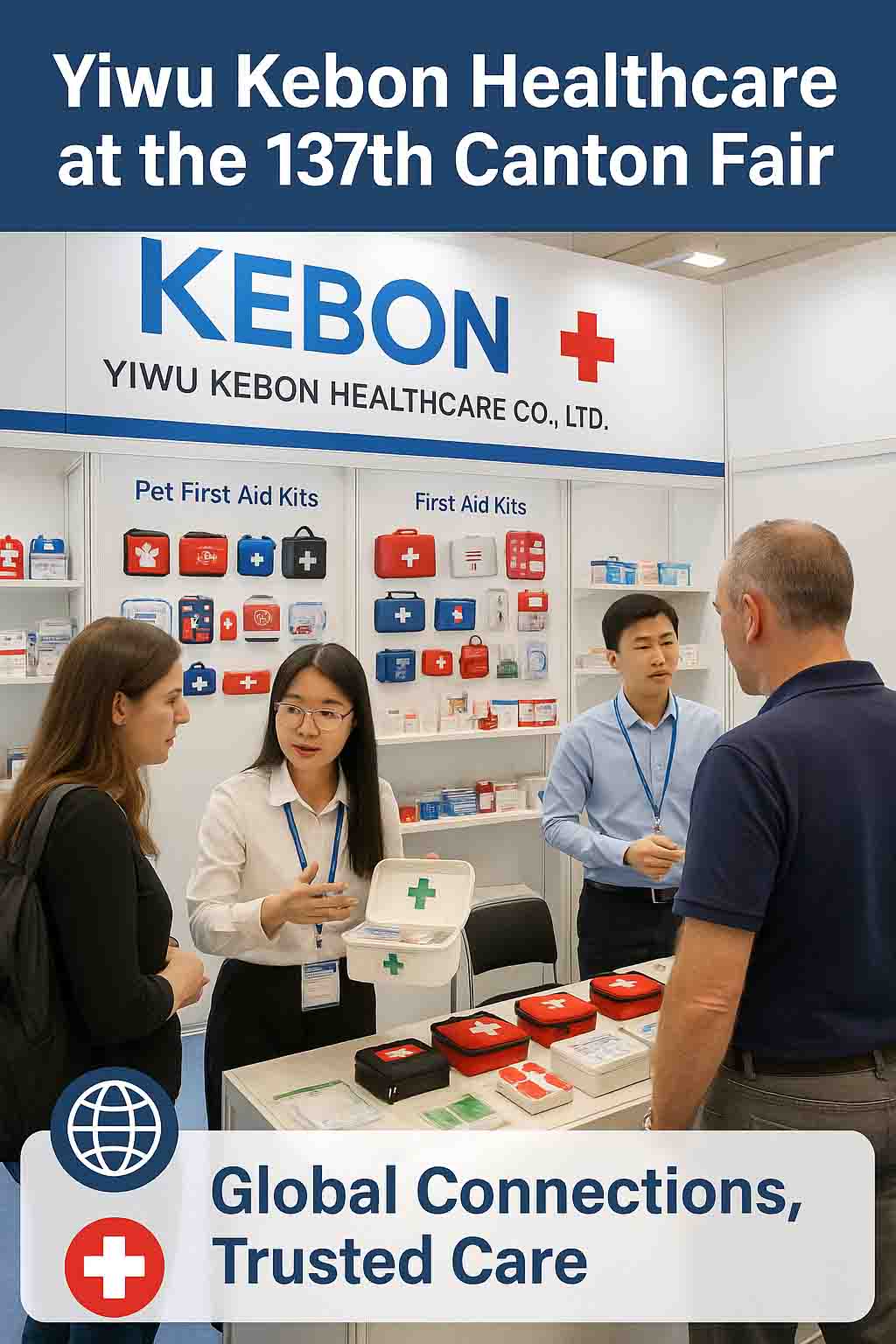 Yiwu Kebon Healthcare는 137th Canton Fair, Eyes Global Expansion in Autumn Section에서 빛납니다.