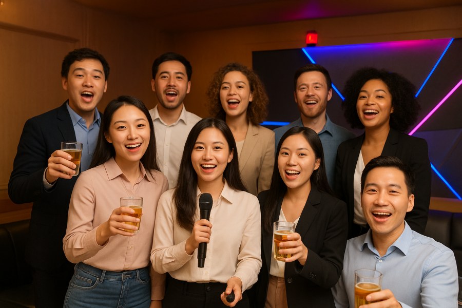 Kebon 팀은 KTV Night에서 리듬을 찾습니다!
