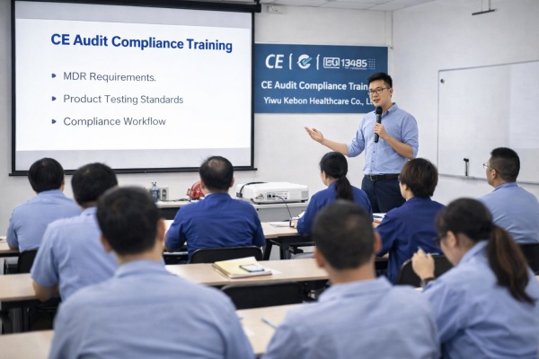 “Yiwu Kebon Healthcare Co., Ltd.에서 연간 CE 감사 교육을 성공적으로 실시했습니다.”